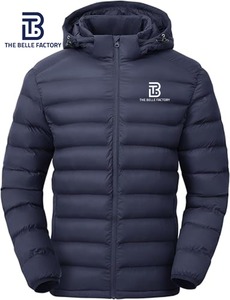 Chaqueta acolchada de alta calidad Little Donkey Andy para hombre, abrigo cálido de invierno con capucha, chaqueta acolchada aislada ligera para esquí en la nieve - Product Image 5