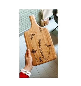 เขียงไม้สำหรับปิกนิกพร้อมที่จับง่ายต่อการพกพาและเสิร์ฟในสถานการณ์รับประทานอาหารกลางแจ้ง - Product Image 2