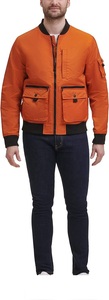 Chaqueta Bomber de marca personalizada para hombre, abrigos de invierno, ropa de calle acolchada, chaqueta Bomber de moda para hombre hecha en la industria Isha - Product Image 4