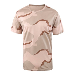 Camiseta de camuflaje de material suave de algodón para hombre, cómoda, precio al por mayor, duradera, camiseta transpirable superventas para hombre - Product Image 6