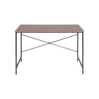 Table à manger pliante Well Home Tasman en bois de noyer noir 120x60x75cm