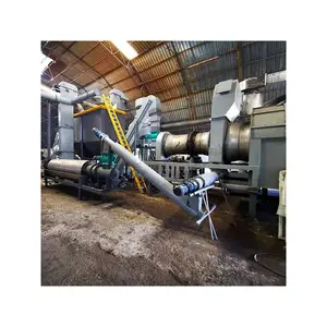 XKJ-10 Continuous Carbonization Machine Large Water Sludge Drying Equipment Carbon Making Machine