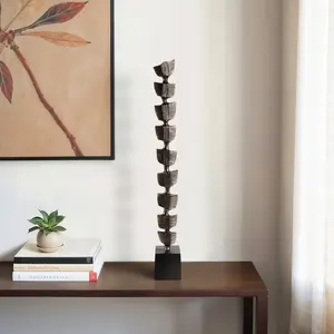 Escultura de Animal de Metal Decorativa Artística, Escultura Moderna de Lujo para el Hogar, Pulida - Product Image 1