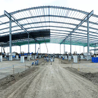 Poutres laminées à chaud castellées pour des bâtiments à structure en acier pré-usinés esthétiquement supérieurs et durables pour la conception de maisons