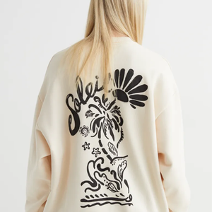 Sweat-shirt à col rond hiver Design personnalisé pour femmes Sweat-shirt avec logo personnalisé Sweat-shirt à vendre - Product Image 3