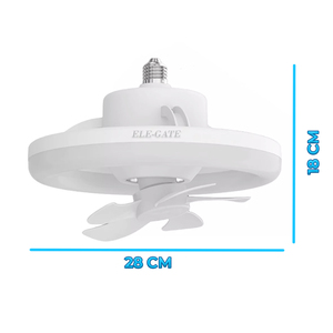 Ventilatore da Soffitto Moderno a 5 Pale con Motore DC, Luce LED Dimmerabile, 3 Temperature di Colore, Pale in Plastica ABS da 42 Pollici, Telecomando - Product Image 4