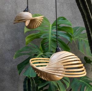 Abat-jour de cadre en bambou fait à la main vietnamien-couvertures d'éclairage suspendues en gros pour la décoration intérieure et les salons d'hôtel élégants - Product Image 3