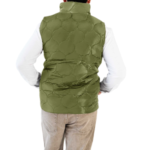 Gilet matelassé à logo personnalisé pour hommes-Gilet à col montant respirant et résistant à l'eau Offre Spéciale style hivernal - Product Image 2