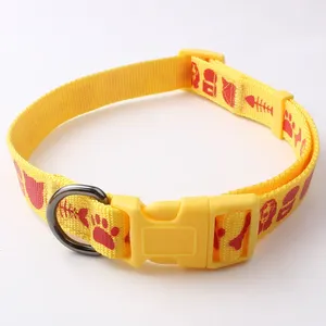 Best Quality Handmade Silk Screen Print Dog <b>Collar</b> With Breakaway Buckle Design Custom Printed Badges for Free Dog <b>Collar</b> - Product Image 6