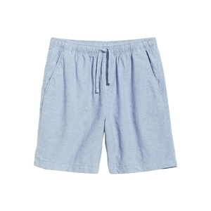 Unisex 100% Cotton Casual Bermuda <b>Shorts</b> High Quality Quick Dry Breathable Custom Wash Solid Pattern Mid Waist Pocket <b>Decoration</b> - Product Image 6