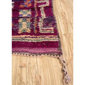 Alfombras Clásicas de Lana Nuray, Alfombras Jaipur US Pae-4601, Diseño Geométrico Rosa y Morado, Anudadas a Mano, para Sala de Estar, Pasillo, Hogar - Product Image 4