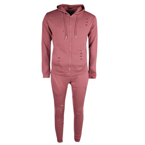 Survêtements d'hiver décontractés à capuche pour hommes, sur mesure, unis et effet vieilli, pour adultes - Personnalisables et légers - Product Image 1