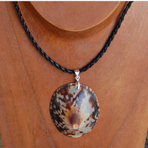 คอลเลกชันสร้อยคอเปลือกหอยเครื่องประดับเปลือกหอยสร้อยคอลูกปัดแรงจูงใจธรรมชาติ - Product Image 1