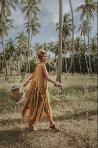 Nouveautés femmes longueur cheville été robe longue sans manches la plus chaude - Product Image 2