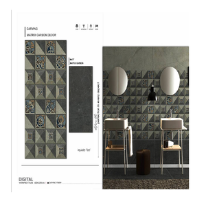 Azulejos de Piso de Diseño Moderno para Interiores, 600x1200 mm, Porcelana Mate, Superficie Esmaltada, Cuerpo Completo Homogéneo, para Decoración del Hogar - Product Image 1