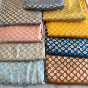 Tissu de brocart de haute qualité pour robes et mariages Textile jacquard et brodé luxueux pour l'approvisionnement en gros des filles - Product Image 1