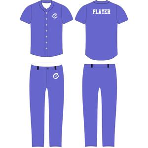 Maillot de baseball adulte personnalisable de haute qualité fabriqué au Pakistan 100% polyester à séchage rapide couleurs personnalisées ensembles de vêtements de sport unis - Product Image 1
