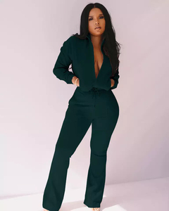 Conjunto Deportivo para Mujer Talla Grande, Corte Ajustado, Pantalones Acampanados, Colores Hexagonales, Ropa Deportiva Otoñal, Logotipo Personalizado, Traje para Correr, Cortavientos, Ligero - Product Image 6