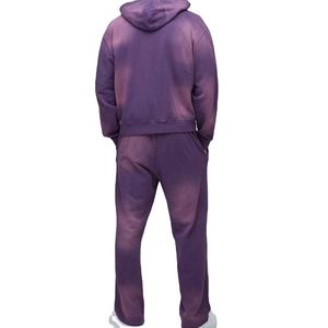 Chándal de corte regular para hombre con lavado ácido, venta al por mayor, ropa deportiva informal para entrenamiento, chándal de alta calidad con lavado ácido de talla grande 2026 - Product Image 5