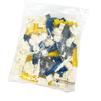 PLOMA 98 pièces Blocs de construction classiques pour circuit de billes - Jouet éducatif en plastique/verre non toxique, 6 pistes, Apprentissage STEAM