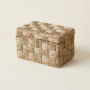 Nouvelles boîtes de rangement en jonc de mer et conteneurs de stockage fabricant de boîtes tissées à la main au Vietnam - Product Image 3