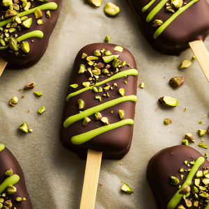 Vente à chaud en gros de barres de crème glacée au chocolat de Dubaï avec un revêtement riche en pistaches à la crème de lait à prix d'usine de la meilleure qualité - Product Image 5