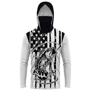 Sweat à capuche unisexe grande taille chaud pour la pêche en plein air chasse combat polaire bouton personnalisé manches longues séchage rapide UPF 50 OEM - Product Image 2