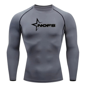 Breathable Mesh Compression Gym Shirt <b>Men</b> Custom Quick Dry T Shirt Bodybuilding Training Fitness Tops - Product Image 4