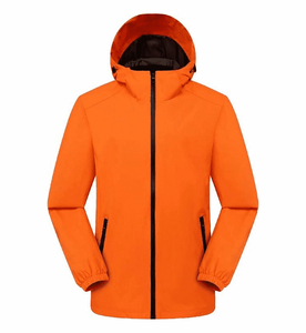 Veste de sport unisexe légère, coupe-vent, imperméable, respirante, à col montant, tricotée, séchage rapide, pour course à pied, randonnée en extérieur, avec capuche et fermeture éclair - Product Image 5