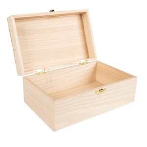 Boîte de rangement artisanale en bois de manguier, boîte à bibelots sculptée en bois antique - Product Image 5