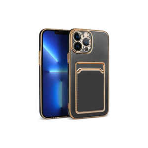 Coque arrière de protection Netzy Premium pour iPhone 13 Pro Max 13 Pro 14 Plus 11 Pro compatible avec porte-cartes SAFA, étui en silicone INS - Product Image 1