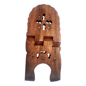 ที่ตั้งหนังสือ Gita พระคัมภีร์กุรอานแกะสลักทำด้วยมือทำจากไม้สำหรับบ้านสำนักงาน - Product Image 2