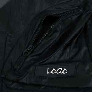 Chaquetas cortavientos de nailon con diseño de logotipo personalizado para hombre Sudadera con capucha Street Fashion Wear - Product Image 3