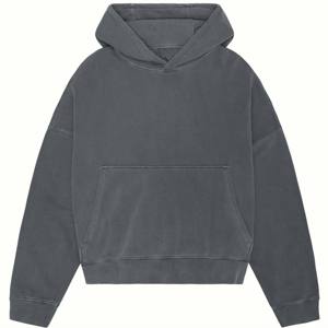 Sweat-shirts à capuche surdimensionnés en molleton lourd 100 % coton respirant pour hommes, personnalisables ODM, haute qualité, unis, hiver 2024 - Product Image 1