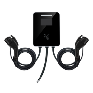 Nouvelle borne de recharge pour véhicules électriques à double port 40A 14kW/19kW Wallbox Type1 J1772 GBT CCS2 Station de recharge rapide OCPP pour la maison et le commerce - Product Image 1