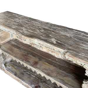 Estantería de Madera Tradicional, Estantería Vintage Hecha a Mano, Elegancia para Sala de Estar, Decoración Combinable - MOQ 1 Contenedor Únicamente - Product Image 3