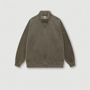 แจ็กเก็ตขนแกะไซส์ใหญ่พิเศษสำหรับผู้ชายแจ็กเก็ตมีซิปสไตล์ใหม่ - Product Image 4