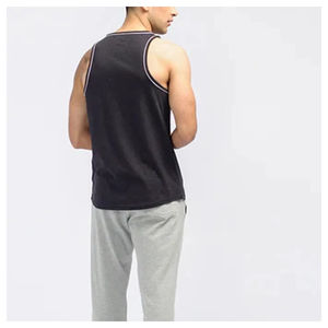 Débardeur sans manches pour hommes Gym Workout Fitness Shirt Custom Muscle Vest Quick Dry Cotton Spandex / Polyester - Product Image 2