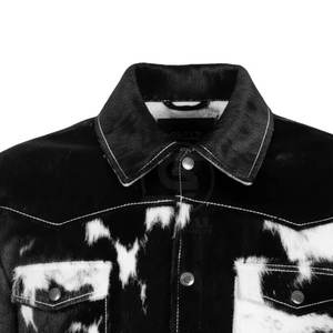 เสื้อแจ็คเก็ตหนังวัวคุณภาพสูง ออกแบบโลโก้ตามสั่ง เสื้อแจ็คเก็ตหนังวัวแฟชั่นสำหรับฤดูหนาว เสื้อผ้าแฟชั่น เสื้อแจ็คเก็ตหนังวัวสำหรับผู้ชาย - Product Image 4