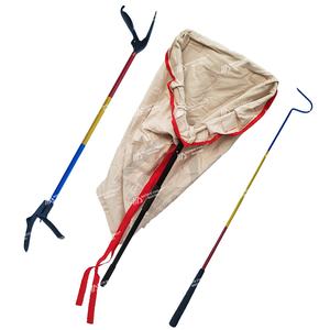 Wholesale 4 Pcs <b>Snake</b> Tongs Set with <b>Snake</b> Hook and <b>Snake</b> Catching <b>Bag</b> with Hoop Frame Herpetological Tools Best Reptile Tools - Product Image 5