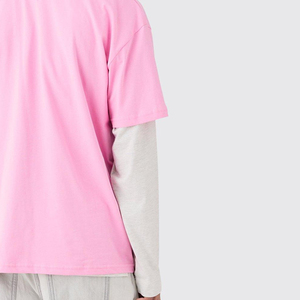 Short graphique et t-shirt à manches pour homme 100% coton imprimé sur mesure 220 Gsm Streetwear motif solide taille personnalisée - Product Image 5