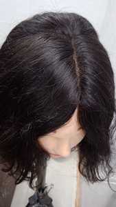 Peluca de pelo corto tipo de cabello humano indio - Product Image 2