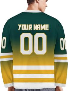 Camisetas de hockey sobre hielo personalizadas OEM al por mayor Elite Edition sublimación Pro Fit tela duradera de secado rápido que absorbe la humedad ropa de equipo - Product Image 3