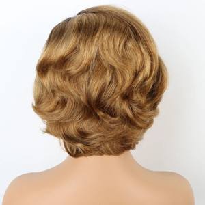 Peluca de Cabello Virgen Remy Brasileño Natural Negro con Parte Media Recta, Línea de Cabello Pre-arrancada, Sin Procesar, con Cutícula, para Mujer, Base de Seda - Product Image 5