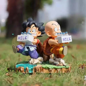 DBZ Son Goku & Krillin <b>Plastic</b> Figurines Japan <b>Animation</b> Source - Product Image 2