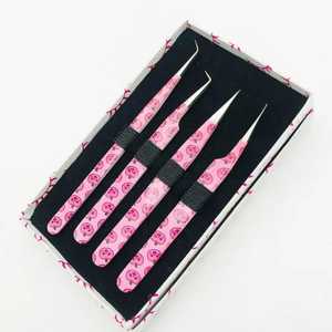 แหนบถอนขนตาปลายแหลมทำจากสแตนเลสพร้อมกล่องใส่การ์ดแบบยั่งยืนฉลากส่วนตัว - Product Image 1