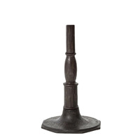 Mobilier Vintage de Style Industriel pour Restaurant et Café Table de Bistro avec Plateau en Marbre Blanc