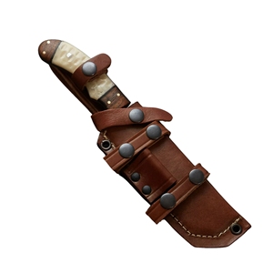 Vente en gros Personnalisé Qualité supérieure OEM ODM Service Professionnel Chasse Camping Couteau Damas Acier Lame Drop Point - Product Image 2