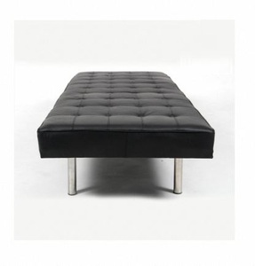 เตียงนอนหนังทรงสี่เหลี่ยมผืนผ้าคุณภาพสูงทันสมัยสำหรับเทศกาลดีวาลี - เฟอร์นิเจอร์ประหยัดพื้นที่จากผู้ผลิตในอินเดียในราคาประหยัด - Product Image 1