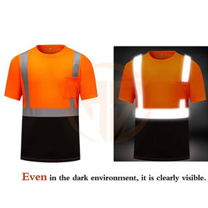 Vêtements de travail 100% polyester Chemises de sécurité fabriquées sur mesure Chemises de sécurité les plus vendues - Product Image 5